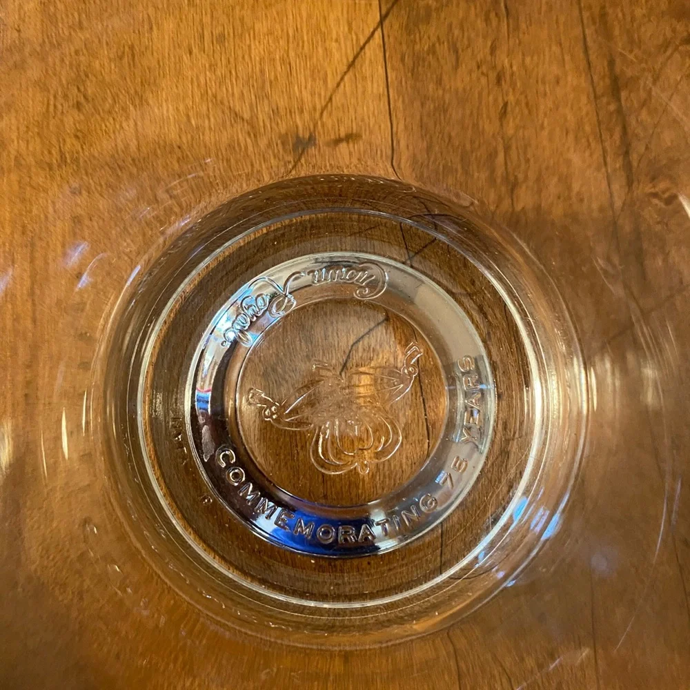 Crown Royal 75th Anniversary Scotch Rocks Glasses Heavy Made In Italy Set Of Two